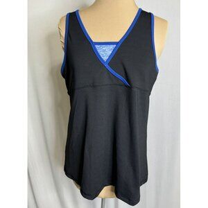 The Girls Black and Blue Sport Tank XL Style 1072